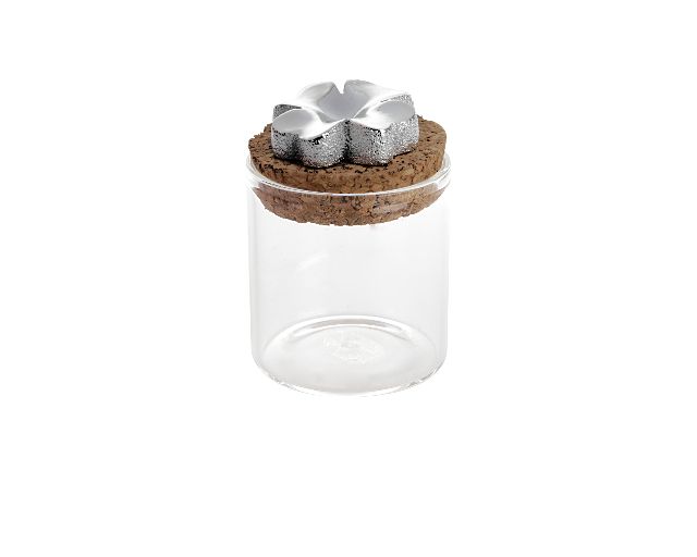 Confection jar four-leaf clover four-leaf clover