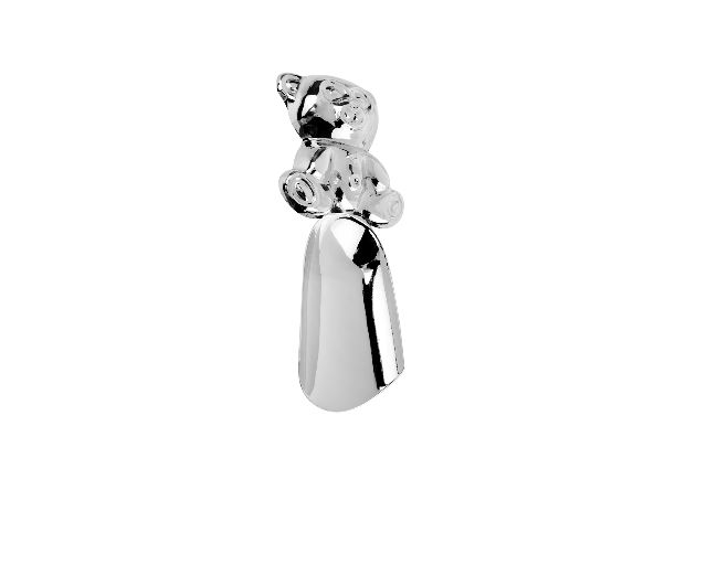 Spoon teddy bear silver
