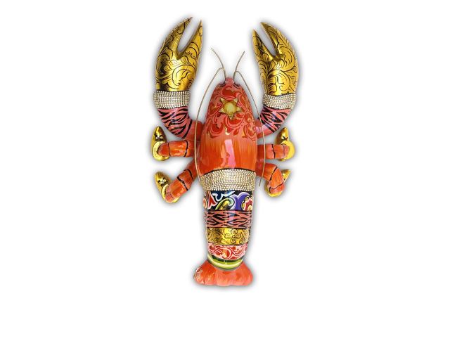Lobster edward l hand painted