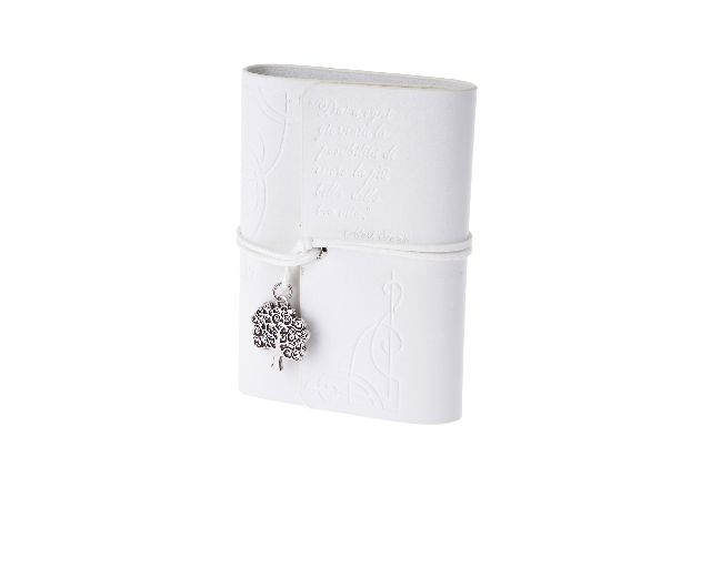 Block notes con ciondolo albero della vita e scatola
