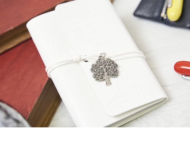 Block Notes Con Ciondolo Albero Della Vita E Scatola Selezione Zanolli 168777 912mz20462