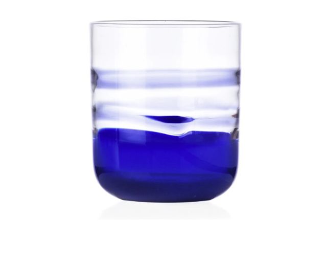 Tumbler glass gesti lilac blue