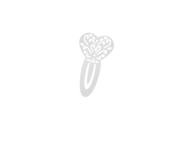 Segnalibro cuore silver plated