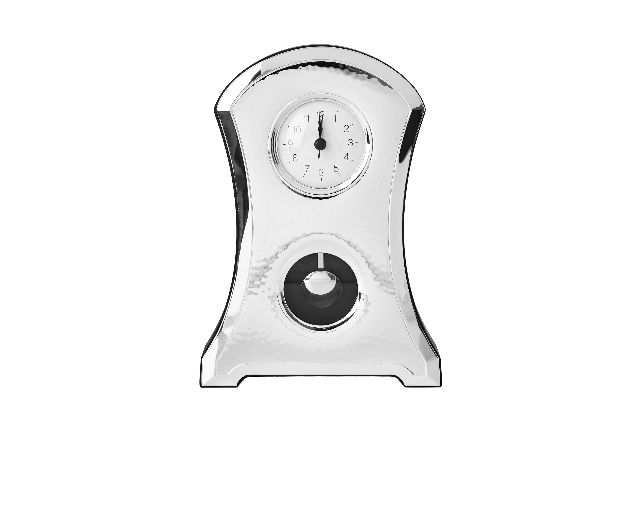 Orologio a pendolo argento pvd sagomato