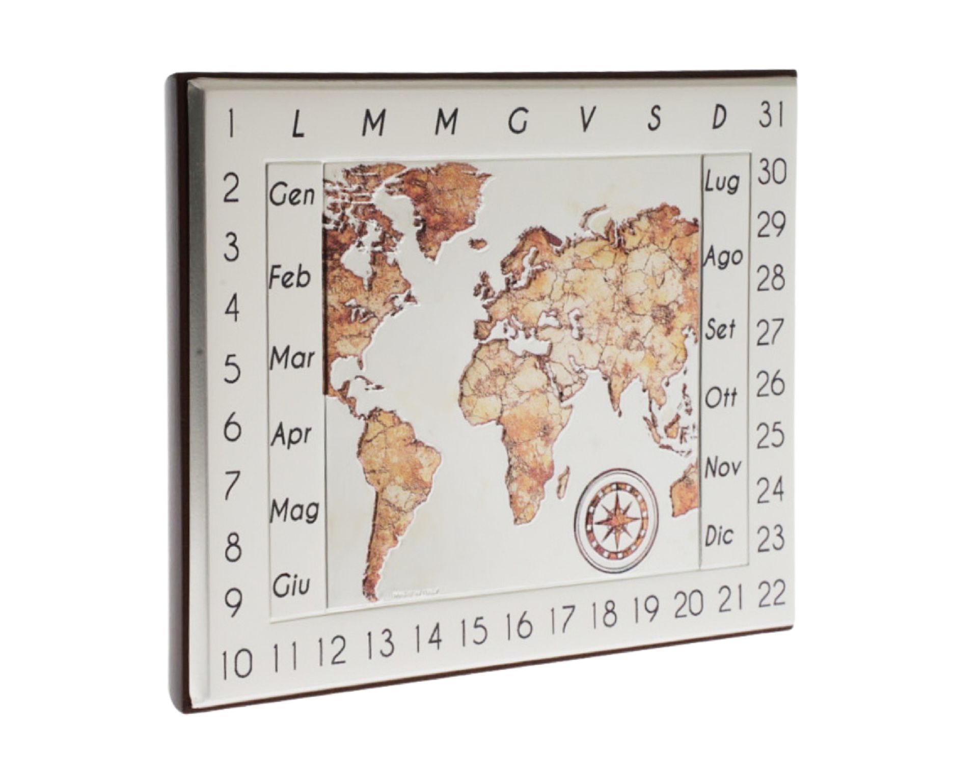 Calendario Perpetuo Argento Pvd Selezione Zanolli