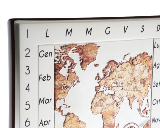 Calendario Perpetuo Argento Pvd Selezione Zanolli