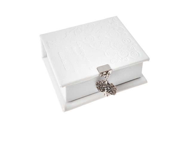 Book box white with tree of life closure