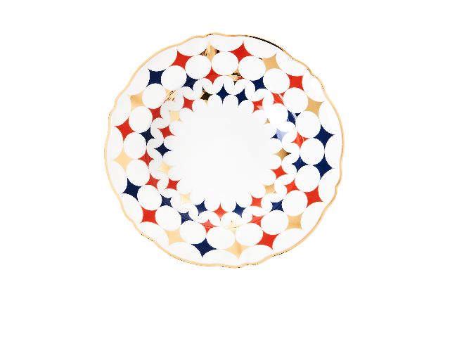 Deep plate abracadabra lampo porcelain