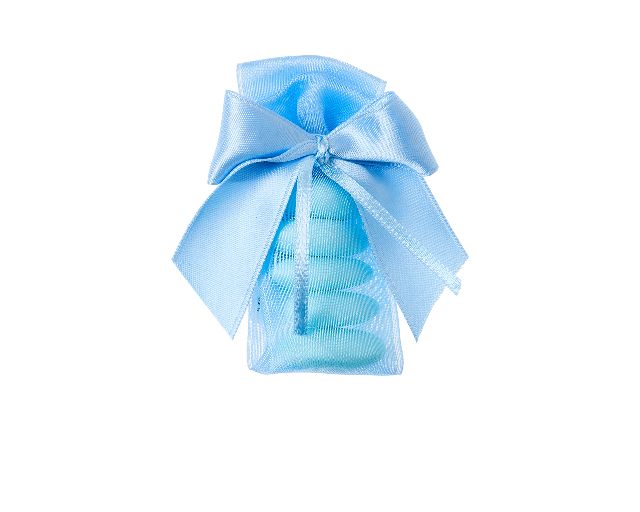 Favor sugared almonds blue with sugared almonds