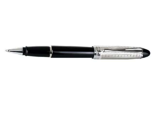 Roller pen ipsilon quadra silver black