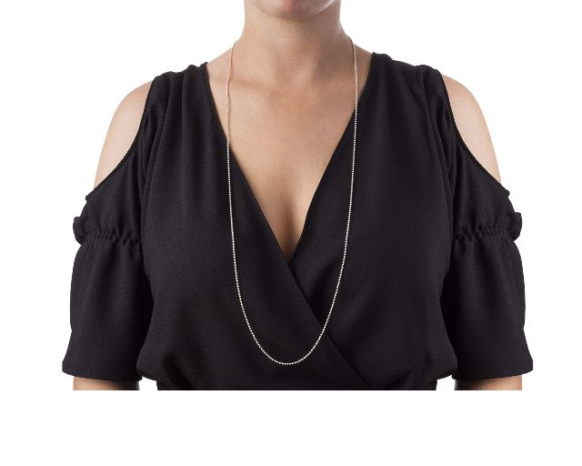 Balls necklace silver