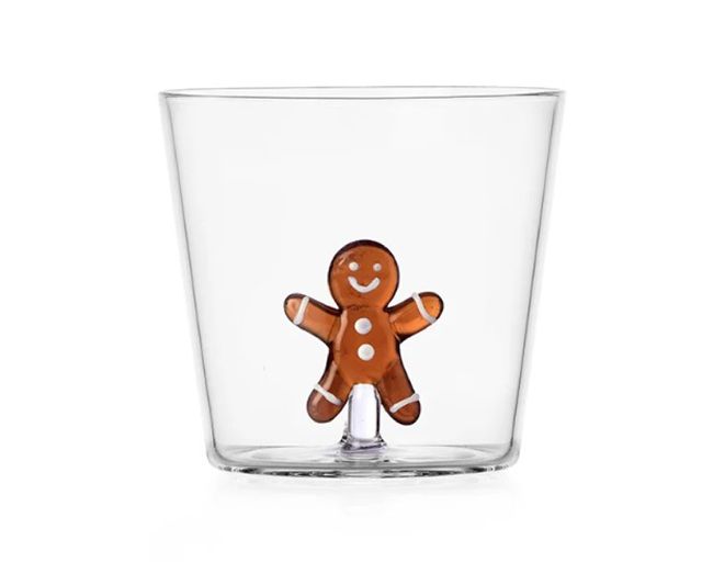 Idea regalo natale bicchiere tumbler mr pan di zenzero sweet & candy