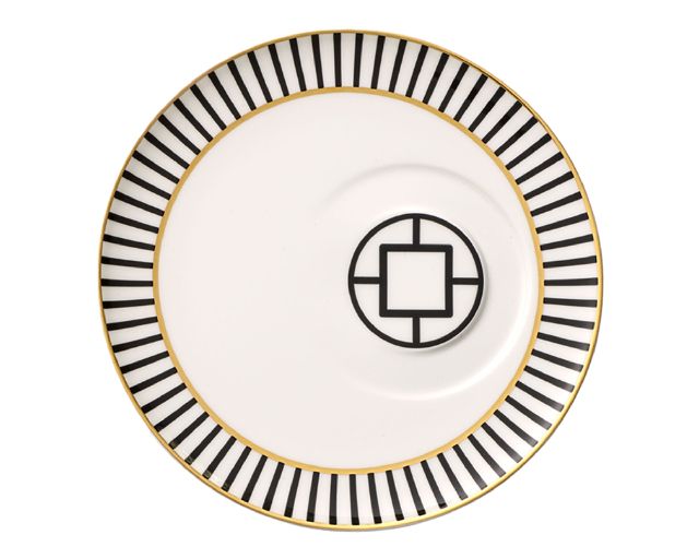 Coffee cup with saucer metrochic porcelain