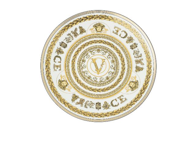 Charger plate virtus gala porcelain white