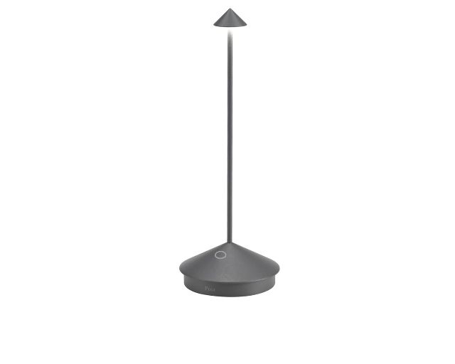 Lampada da tavolo pina grigio scuro