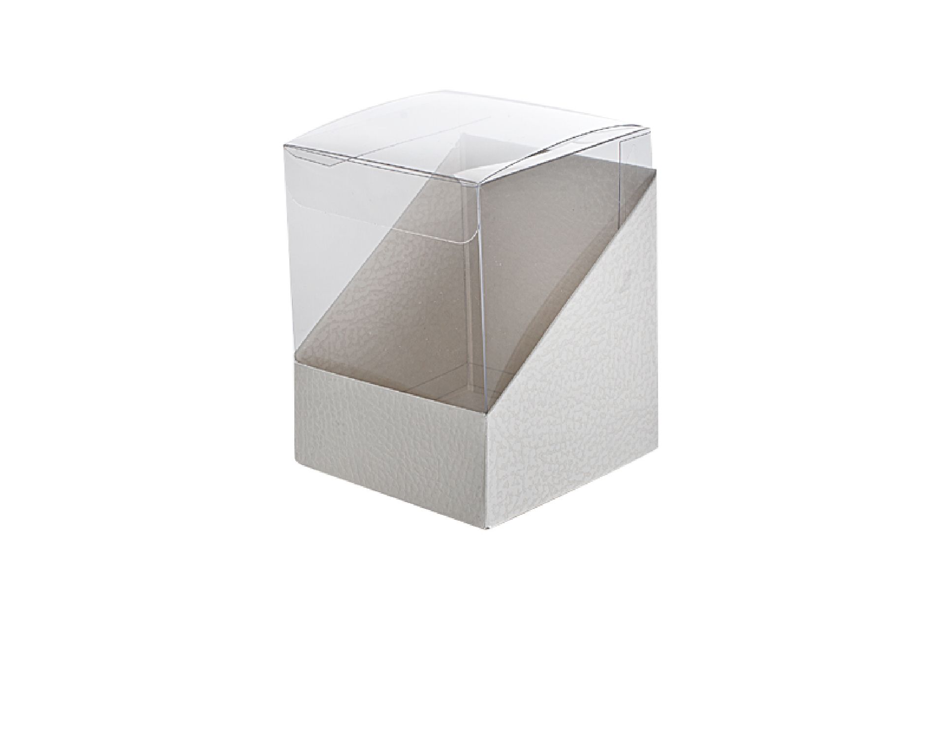 Scatola Per Bomboniera Duo Pelle Bianco 8 X 8 X H9 Selezione Zanolli