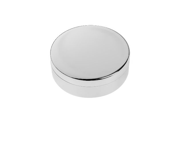 Pill box sun silver plated