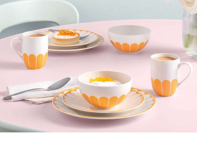 Piatto Dessert Fleur Soleil Porcellana Villeroy E Boch
