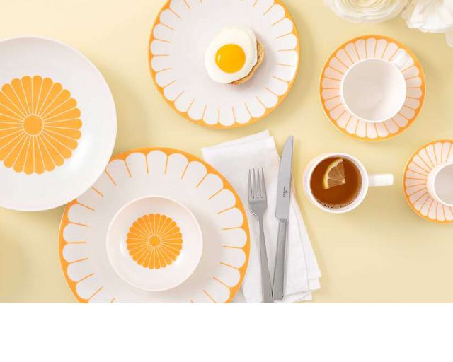 Piatto Dessert Fleur Soleil Porcellana Villeroy E Boch