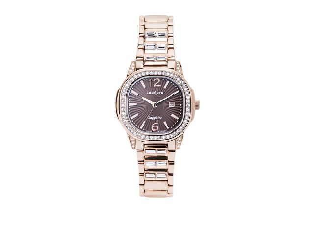 Orologio da polso donna divine acciaio con zirconi
