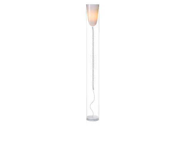 Lampada da terra toobe trasparente