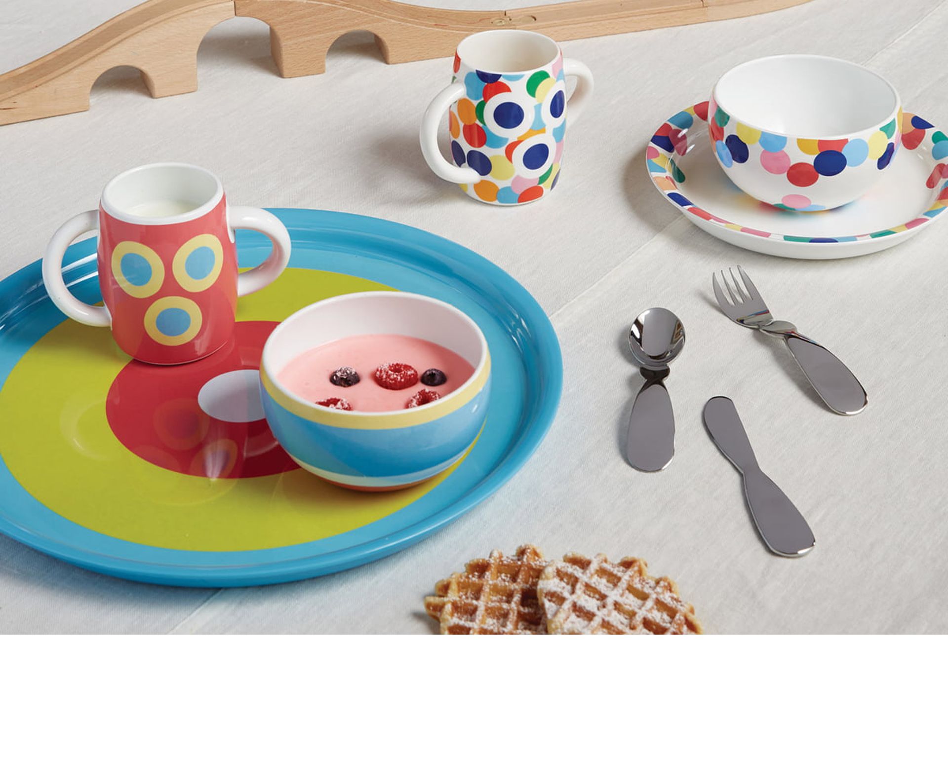 Baby Cutlery Set Alessini Steel 3 Pieces Alessi 151091 902am41s3