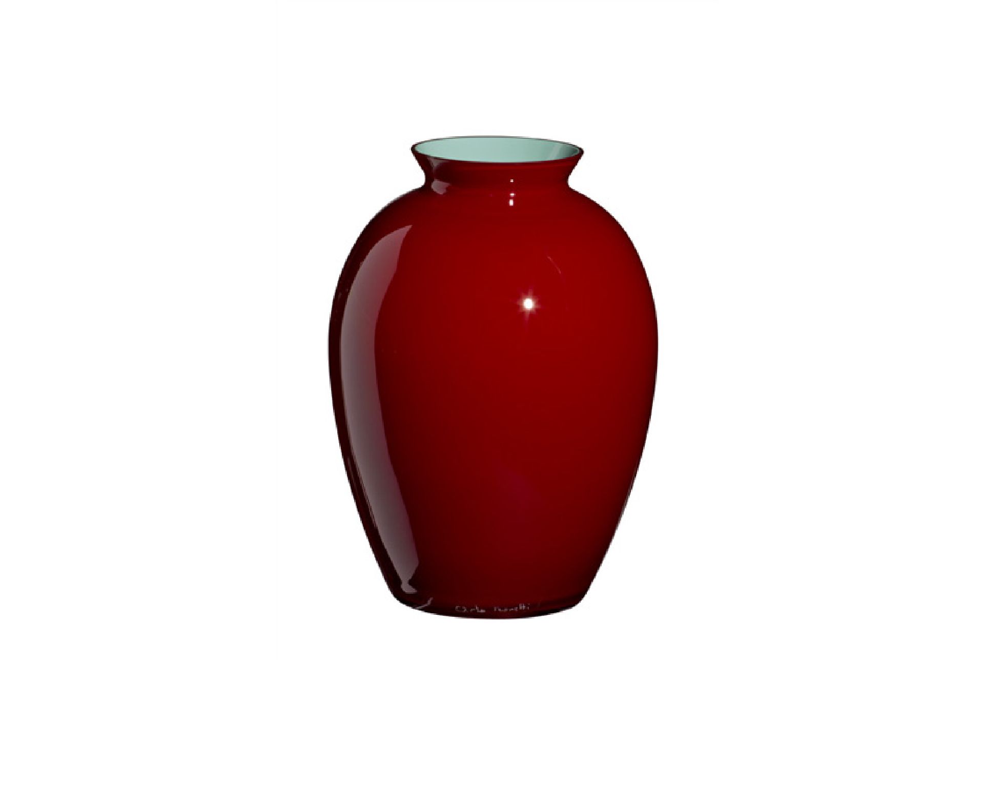 Vase Lopas Levante Murano Glass Carlo Moretti