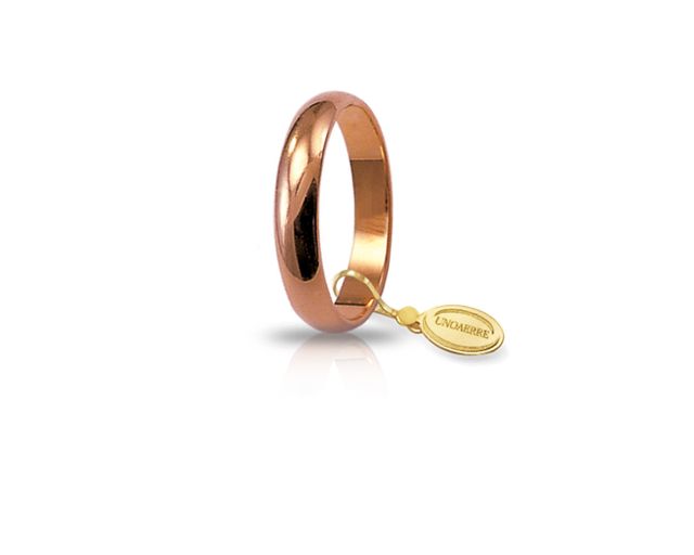 Fede classica oro 750‰ oro rosso