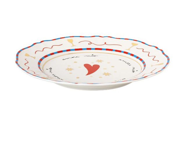Piatto Piano Il Frutto Della Passione Porcellana Cuore Bitossi Home 178990 954pan01002