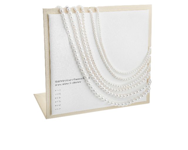 Collana Oro 750 E Perle Bianche Coltivate 24 Mesi Selezione Zanolli