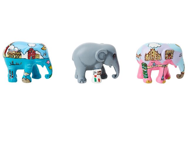 Elephant parade bella italia 3 pieces 3 pieces