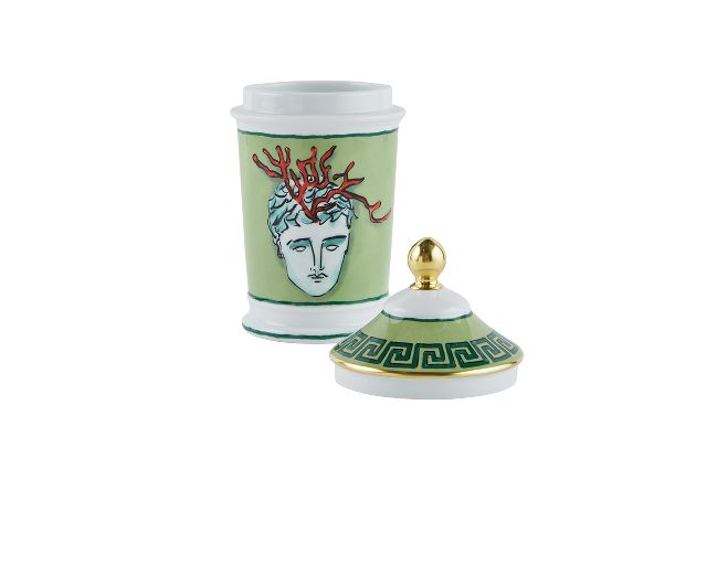 Vaso Il Viaggio Di Nettuno Porcellana Verde Muschio Richard Ginori 161780 F02000a6520000b41