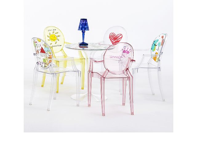Chair Lou Lou Ghost Transparent And Home Kartell