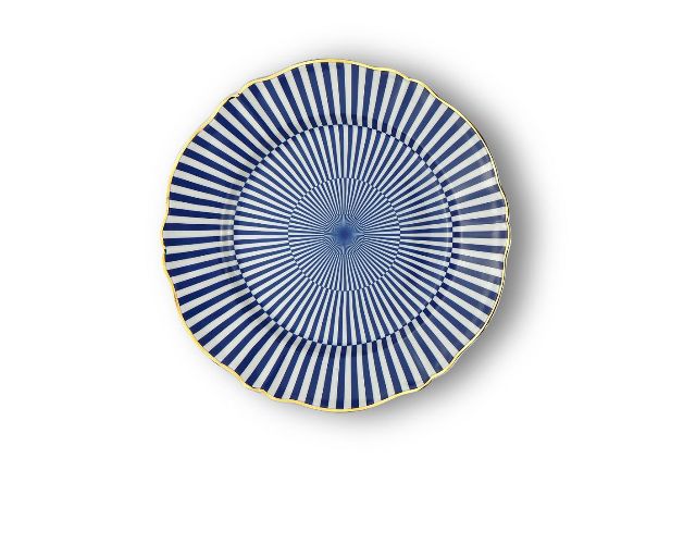 Piatto piano abracadabra arcano porcellana