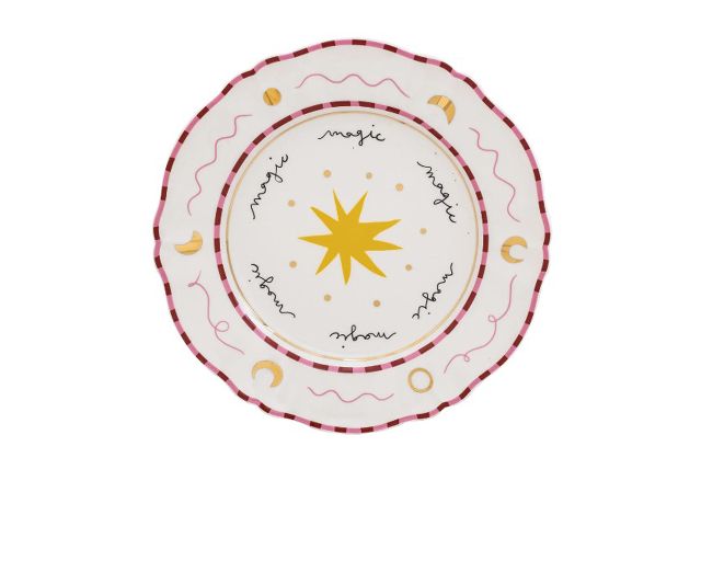 Dinner plate il frutto della passione porcelain stella