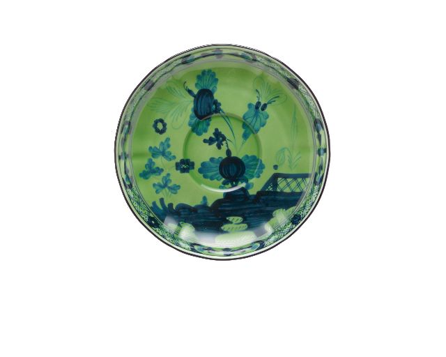 Coffee saucer oriente italiano malachi porcelain