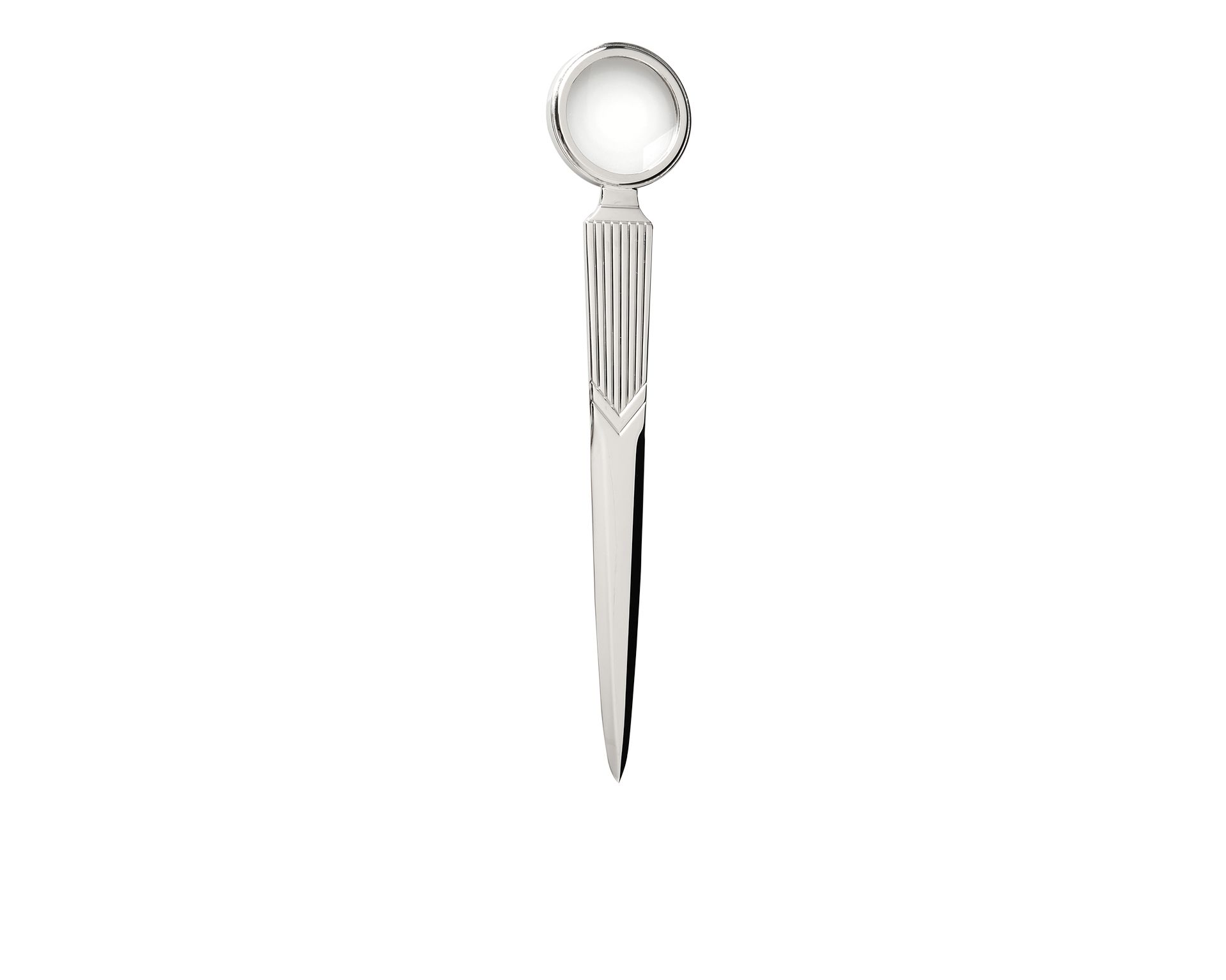 Paper Knife Silver With Magnifying Glass Selezione Zanolli