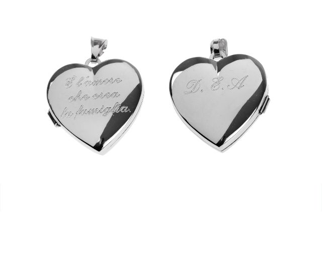 Ciondolo Portafoto Cuore Argento Selezione Zanolli 138608 611ci00110