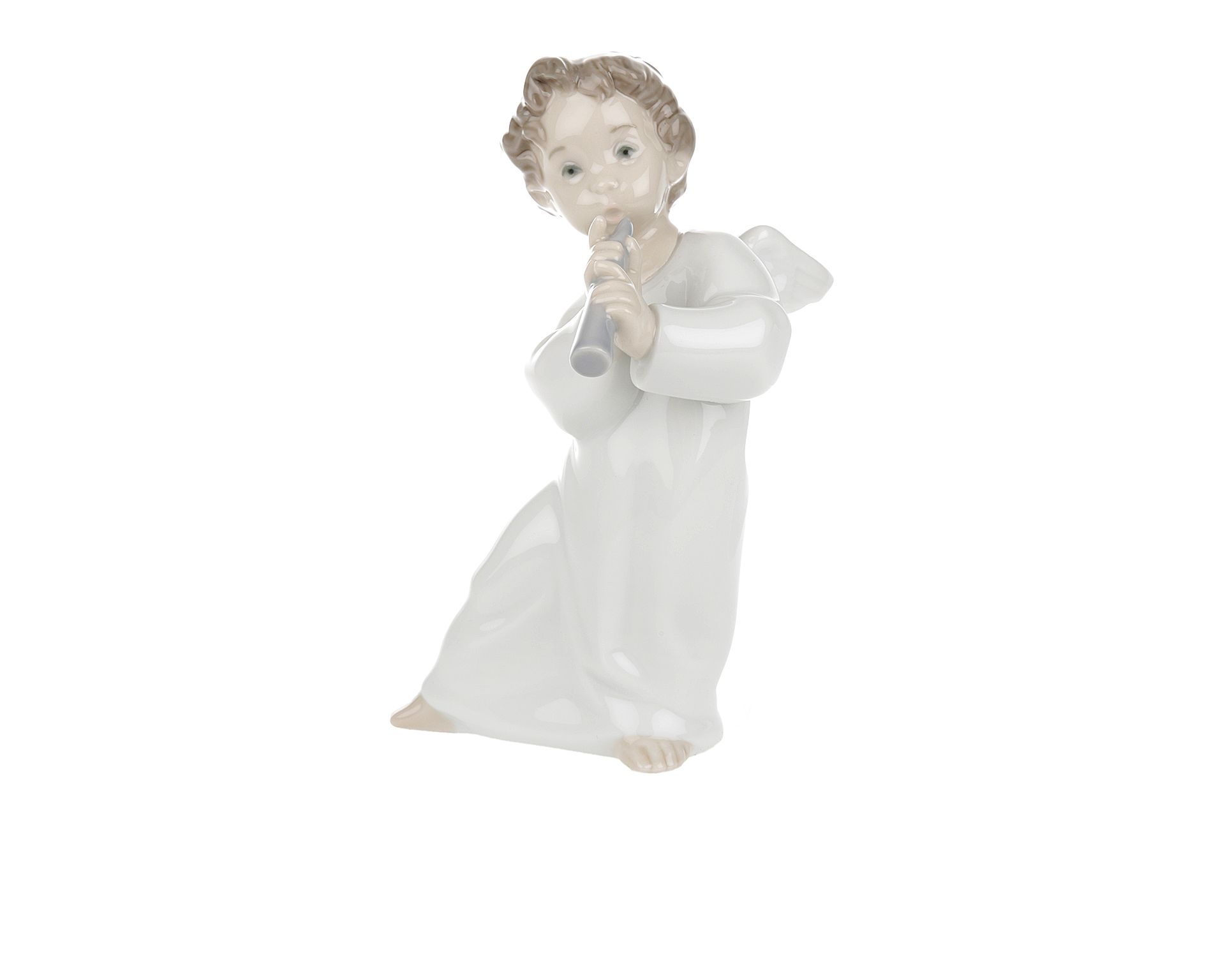 Angioletto Con Flauto Porcellana Lladro
