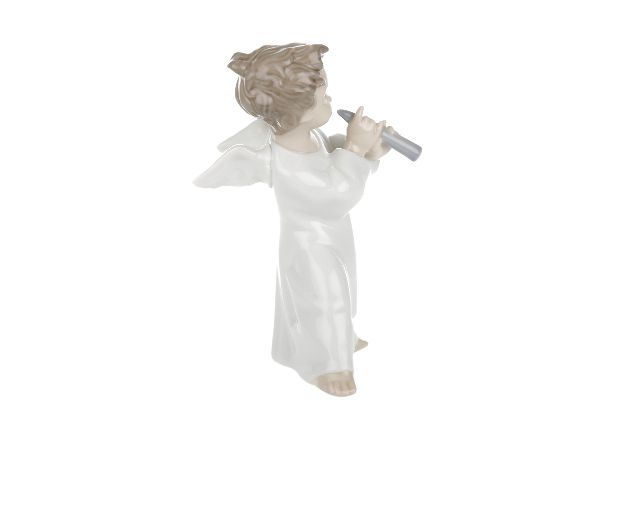 Angioletto Con Flauto Porcellana Lladro