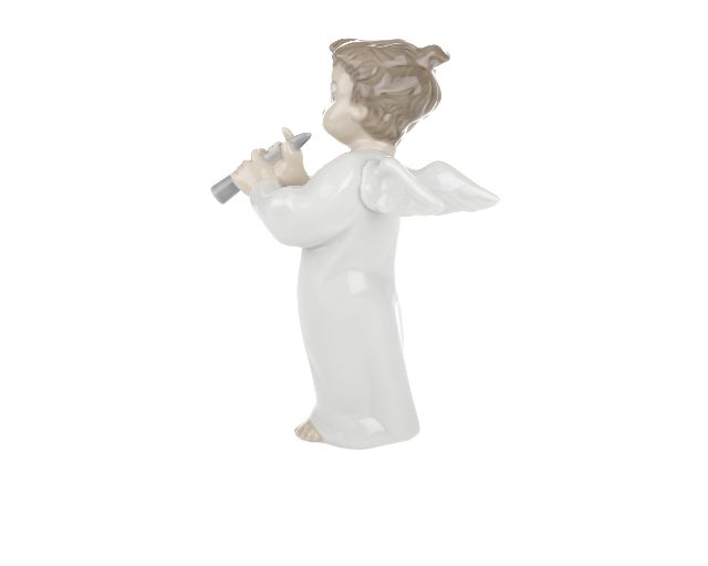 Angioletto Con Flauto Porcellana Lladro