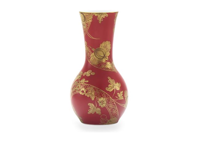 Tulip vase oriente italiano rubrum porcelain