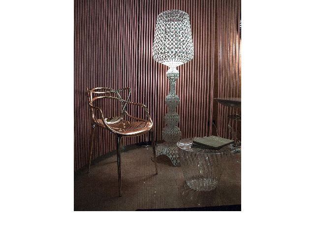Lampada Kabuki Bianca Con Dimmer Kartell