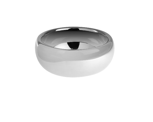 Coppetta rotonda sphera acciaio