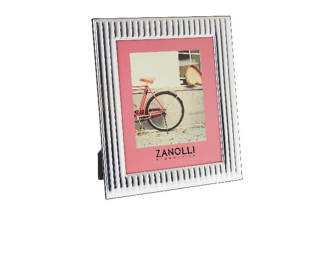Picture frame fold bilaminated silver