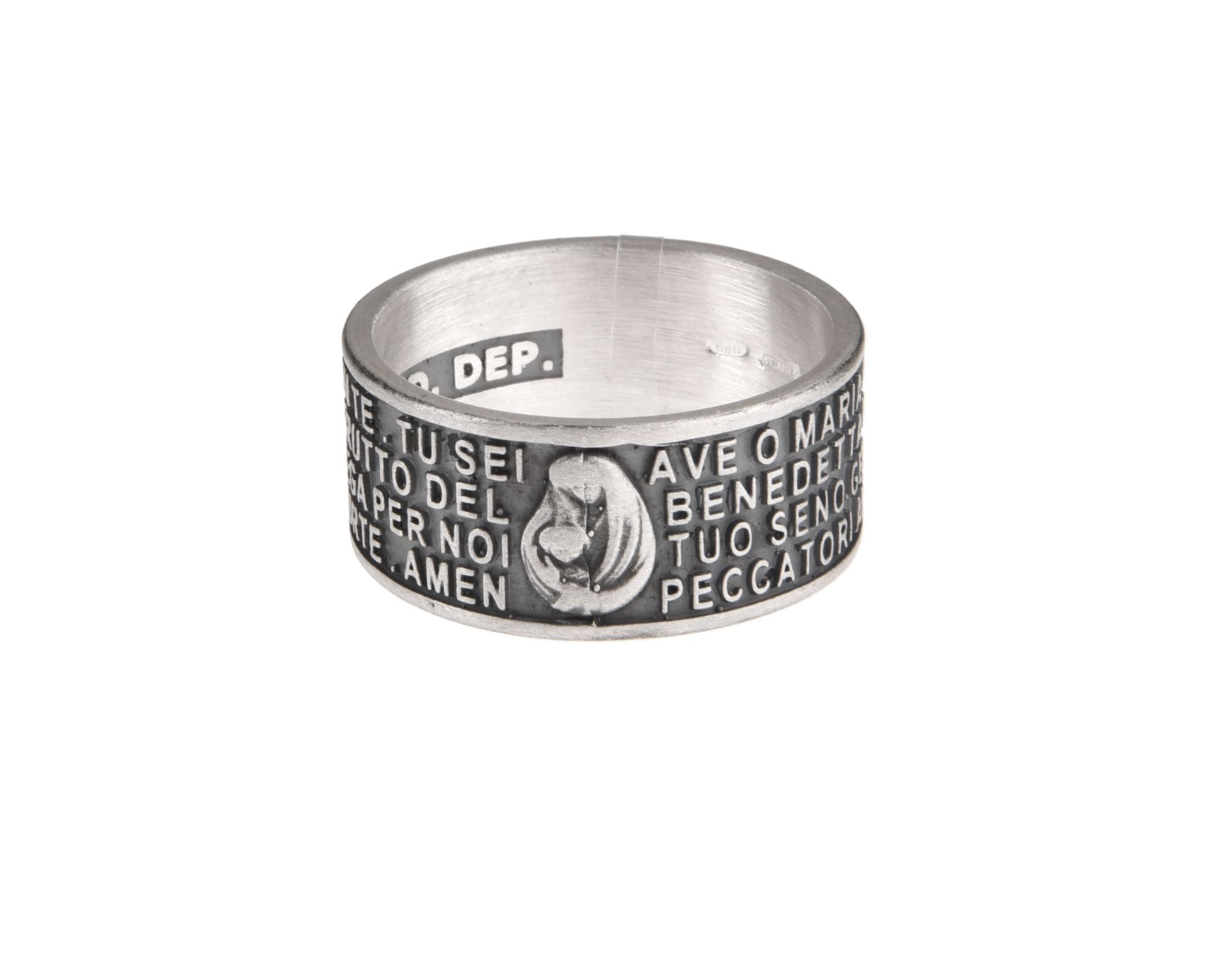 Anello Argento Con Preghiera Ave Maria Selezione Zanolli 131035 611ave18