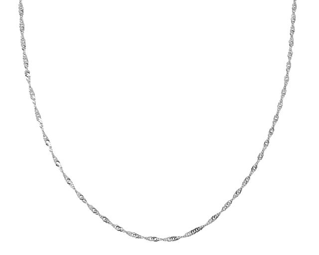 Collana singapore argento