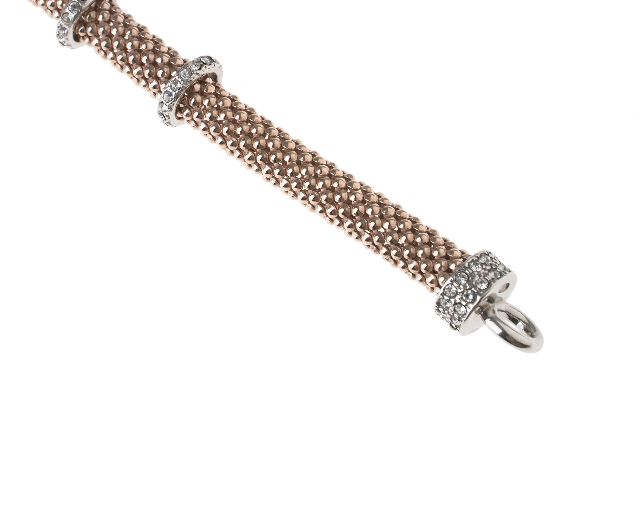 Bracelet Silver 3 Segments With White Zircon Selezione Zanolli 164627 834b1846rhr