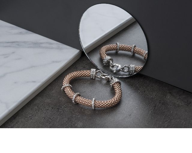 Bracelet Silver 3 Segments With White Zircon Selezione Zanolli 164627 834b1846rhr