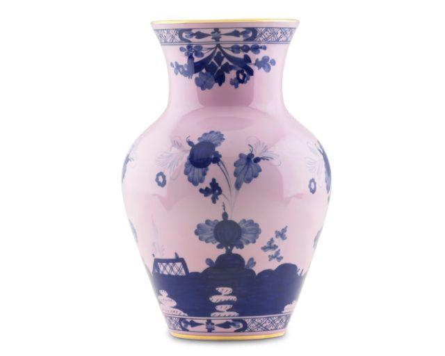 Vaso ming oriente italiano azalea porcellana